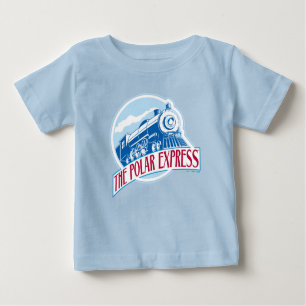 Camiseta Para Bebê O Polar Express   Crachá de comboio T-Shirt Baby