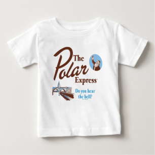Camiseta Para Bebê O Polar Express Retrato "Você Ouve A Bela"