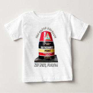 Camiseta Para Bebê O ponto o mais southernmost
