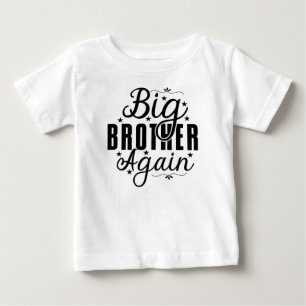 Camiseta Para Bebê O Presente Perfeito para o Novo Irmão Mais Velho 2
