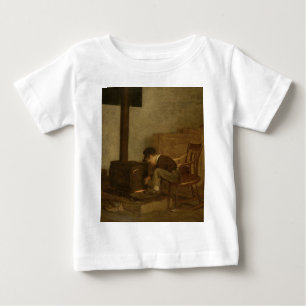 Camiseta Para Bebê O primeiro estudioso - Eastman Johnson