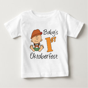 Camiseta Para Bebê O primeiro Oktoberfest do bebê