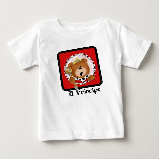 Camiseta Para Bebê O Príncipe (Frente)