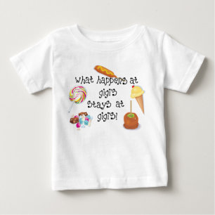 Camiseta Para Bebê O que acontece nas ESTADAS de Gigi em Gigi!