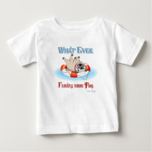 Camiseta Para Bebê O Que Disparar Seu Pug