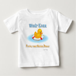 Camiseta Para Bebê O Que Disparar Sua Borracha Ducky