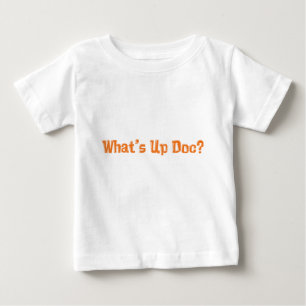 Camiseta Para Bebê O que é acima dos presentes do Doc
