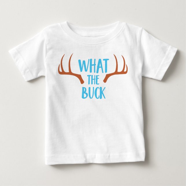 Camiseta Para Bebê O Que É Isso, Deer Antlers, Acampamento, Campos (Frente)