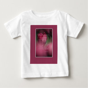 Camiseta Para Bebê O que o Cancer não pode fazer, apoiar e encorajar