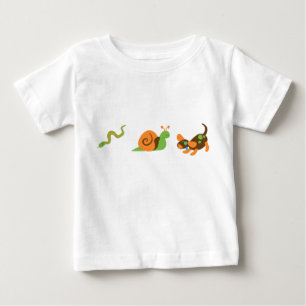 Camiseta Para Bebê O que são os rapazes pequenos feitos