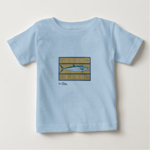 Camiseta Para Bebê O roupa da criança do Kingfish