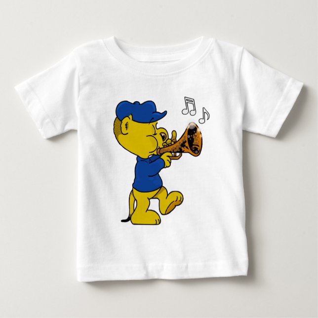 Camiseta Para Bebê O Rumpus Musical de Ferald! (Frente)