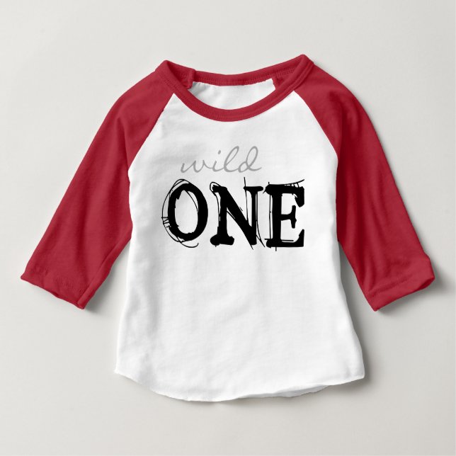 Camiseta Para Bebê O selvagem (Frente)