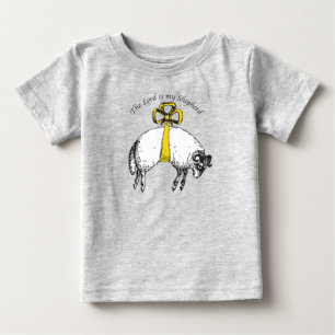 Camiseta Para Bebê O SENHOR é o meu pastor Salmo 23