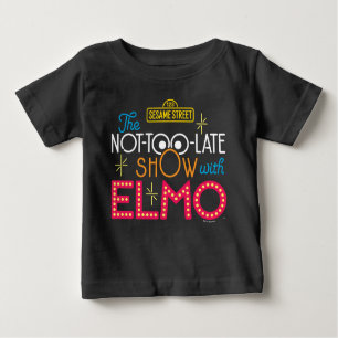Camiseta Para Bebê O show não muito atrasado com o Elmo