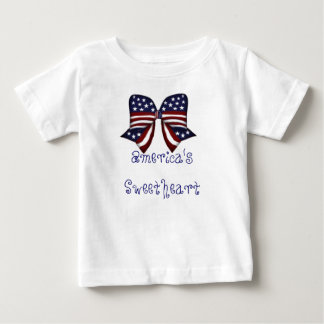 Camiseta Para Bebê O Sweetheart Baby T-Shirt da América