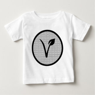 Camiseta Para Bebê O T do Vegan do diabo
