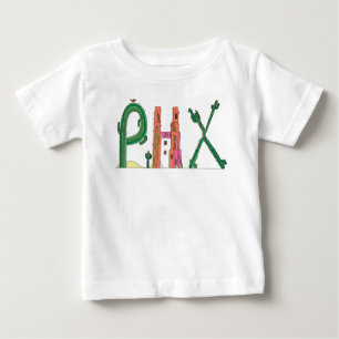 Camiseta Para Bebê O T PHOENIX do bebê, AZ (PHX)