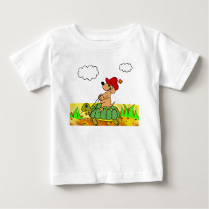 Camiseta Para Bebê o t-shirt "cão " engraçados dos bebês