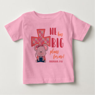 Camiseta Para Bebê O t-shirt da criança, tem planos grandes para mim