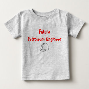 Camiseta Para Bebê O t-shirt do miúdo futuro do engenheiro do