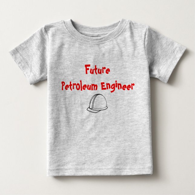 Camiseta Para Bebê O t-shirt do miúdo futuro do engenheiro do (Frente)