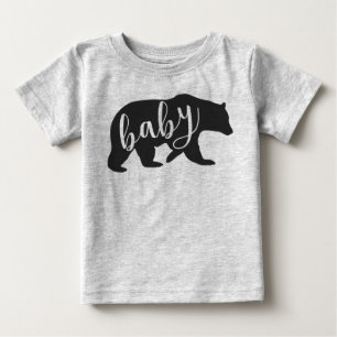 Camiseta Para Bebê O t-shirt do urso do bebê igualmente disponível 