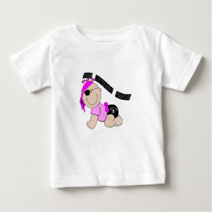 Camiseta Para Bebê O t-shirt infantil o mais pequeno do pirata