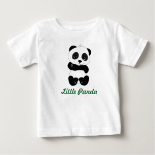 Camiseta Para Bebê O t-shirt "panda pequena " das crianças