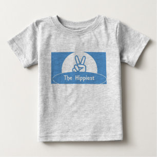 Camiseta Para Bebê O Tee Hippiest