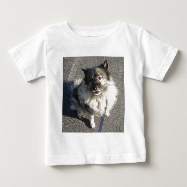 Camiseta Para Bebê O Theo poderoso (Frente)