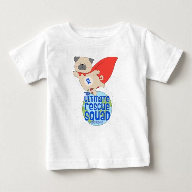 Camiseta Para Bebê O último esquadrão de resgate (Frente)