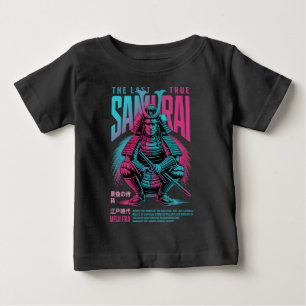 Camiseta Para Bebê O Último Verdadeiro Guerreiro Samurai Meiji Vector