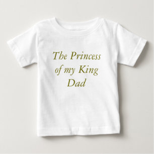 Camiseta Para Bebê O vestido de princesa para bebê