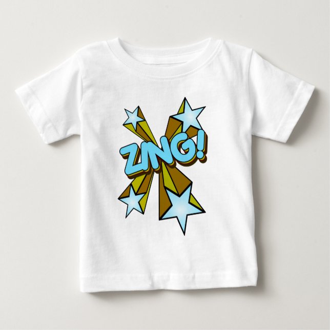 Camiseta Para Bebê O Zing, Zap, prisioneiro de guerra!!! (Frente)