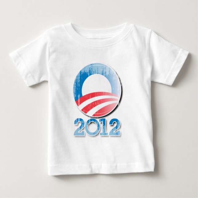 Camiseta Para Bebê OBAMA-2012-BUTTON Vintage.png (Frente)