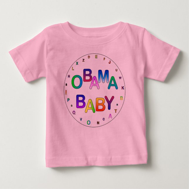 Camiseta Para Bebê OBama Baby (Frente)