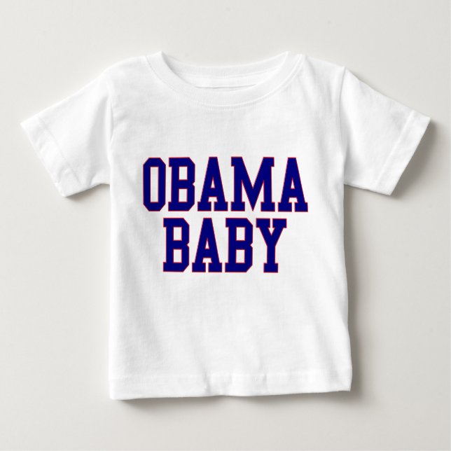 Camiseta Para Bebê Obama Baby (Frente)