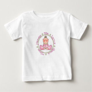 Camiseta Para Bebê Obrigado Céu para Meninas