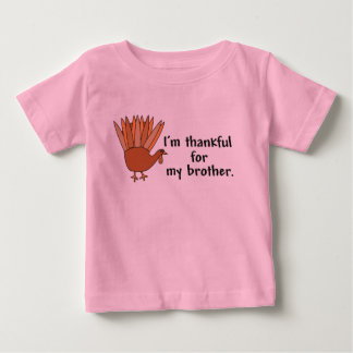 Camiseta Para Bebê Obrigado pelo meu irmão