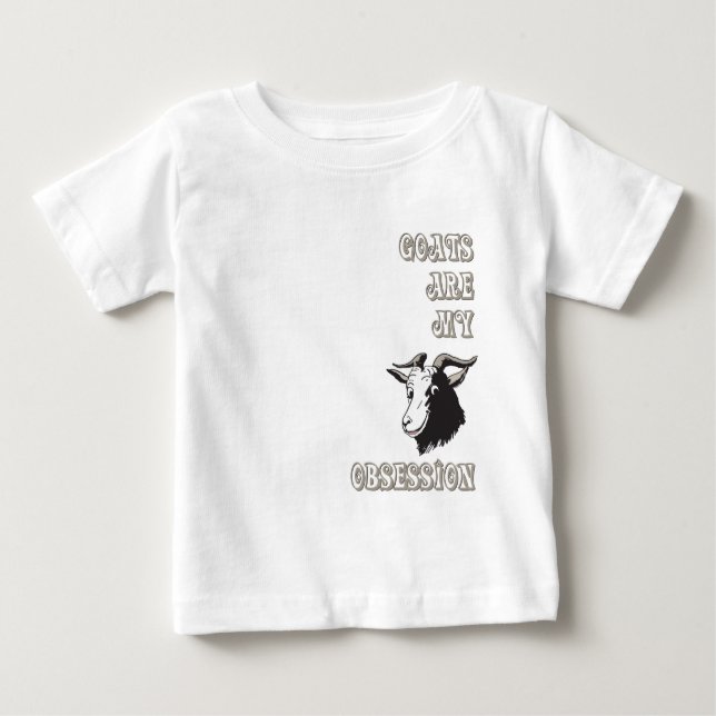 Camiseta Para Bebê Obsessão de Goat (Frente)