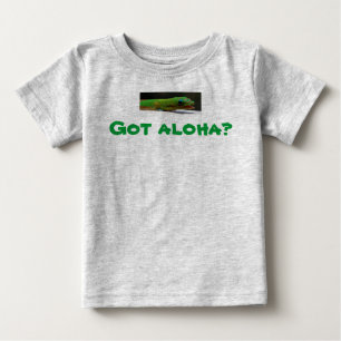 Camiseta Para Bebê Obtido aloha? Bebê havaiano