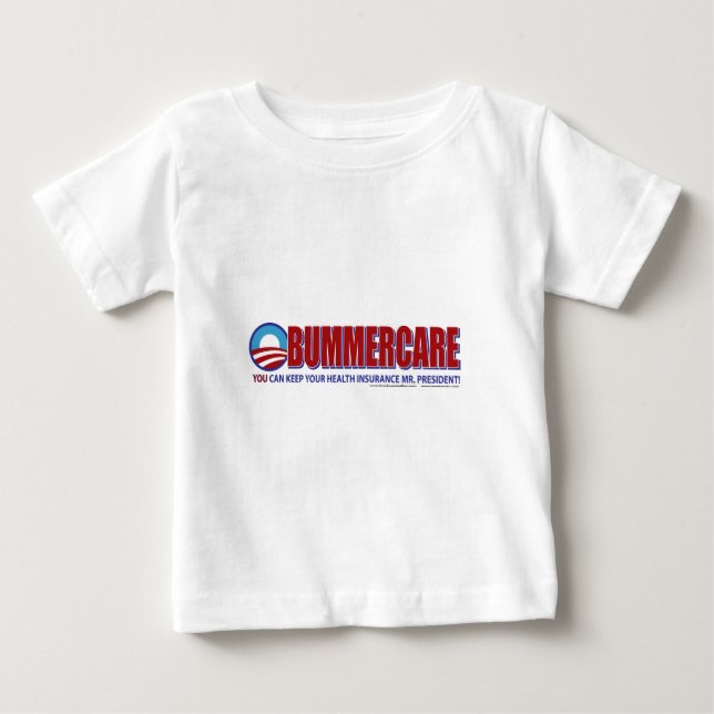 Camiseta Para Bebê Obummer Care (Frente)
