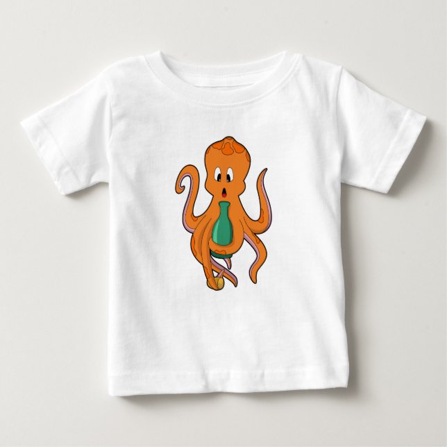 Camiseta Para Bebê Octopus com frasco.PNG (Frente)