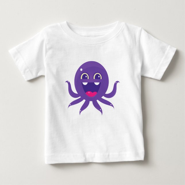 Camiseta Para Bebê octupia bebê (Frente)