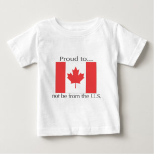 Camiseta Para Bebê Oh Canadá!