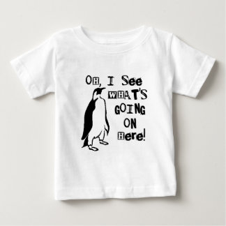 Camiseta Para Bebê Oh, eu ver o que está acontecendo aqui