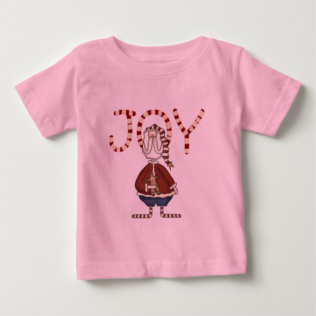 Camiseta Para Bebê Oh Joy São t-shirts e presentes de Natal (Frente)