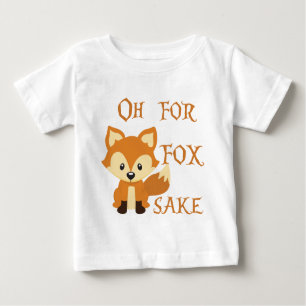 Camiseta Para Bebê Oh para a causa do Fox