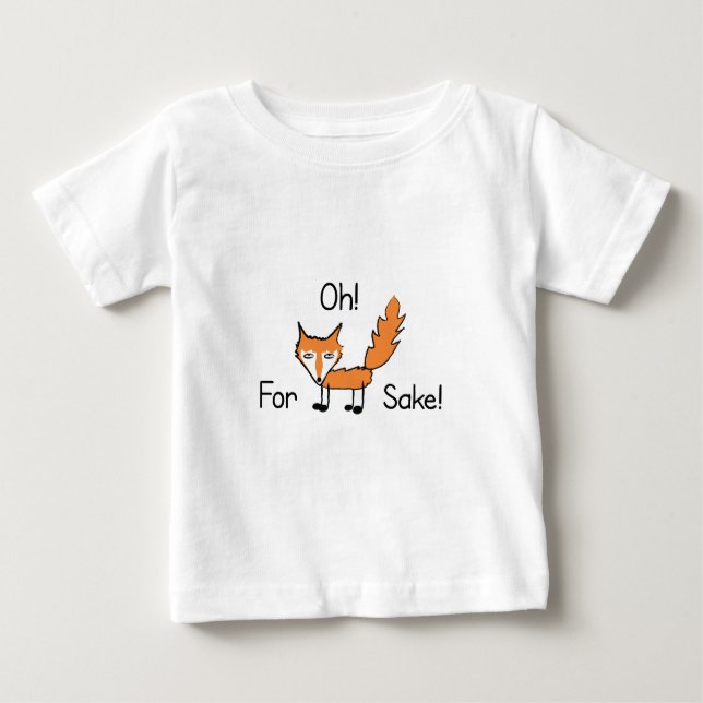 Camiseta Para Bebê Oh! Para a causa do Fox! (Frente)